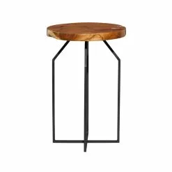 Grayson Lane Brown Teak Wood Round End Table -GRAYSON LANE SHOP 330857199 AlternateImage6