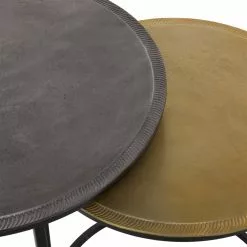 Grayson Lane 2-Piece Round Metal Accent Table Set -GRAYSON LANE SHOP 330857200 AlternateImage3