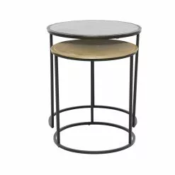 Grayson Lane 2-Piece Round Metal Accent Table Set -GRAYSON LANE SHOP 330857200 AlternateImage6