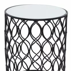 Grayson Lane Contemporary Black Metal Round End Table 9 Grayson Lane Contemporary Black Metal Round End Table -GRAYSON LANE SHOP 330857207 AlternateImage4