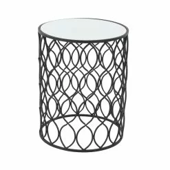 Grayson Lane Contemporary Black Metal Round End Table 8 Grayson Lane Contemporary Black Metal Round End Table -GRAYSON LANE SHOP 330857207 AlternateImage5