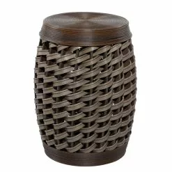 Grayson Lane Eclectic Brown Wood Round End Table -GRAYSON LANE SHOP 330857211 AlternateImage5