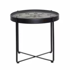 Grayson Lane Farmhouse Black Metal And MDF Round End Table -GRAYSON LANE SHOP 330857214 AlternateImage7
