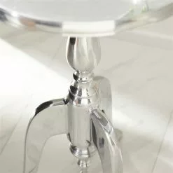 Grayson Lane Traditional Silver Aluminum Round End Table -GRAYSON LANE SHOP 330857225 AlternateImage3