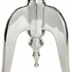 Grayson Lane Traditional Silver Aluminum Round End Table