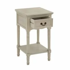 Grayson Lane Traditional Cream Wood Rectangular End Table 7 Grayson Lane Traditional Cream Wood Rectangular End Table -GRAYSON LANE SHOP 330857226 AlternateImage5