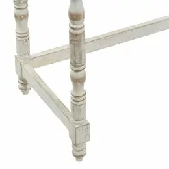 Grayson Lane White Mango Wood Rectangular End Table - Set Of 2 -GRAYSON LANE SHOP 330857229 AlternateImage4