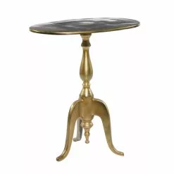 Grayson Lane Traditional Gold Metal Round End Table -GRAYSON LANE SHOP 330857236 AlternateImage5