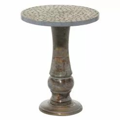 Grayson Lane Grey Mango Wood Round End Table -GRAYSON LANE SHOP 330857241 AlternateImage6