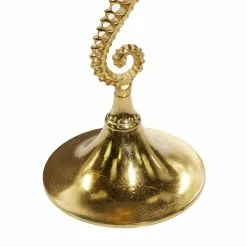 Grayson Lane Coastal Gold Aluminum With Granite/Marble Round End Table -GRAYSON LANE SHOP 330857243 AlternateImage4