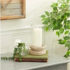 Grayson Lane Traditional Cream Wood Lantern Candle Holder 7 Grayson Lane Traditional Cream Wood Lantern Candle Holder -GRAYSON LANE SHOP 330857254 AlternateImage1