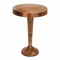 Grayson Lane Copper Metal Round End Table -GRAYSON LANE SHOP 330857263 MainImage 001