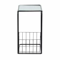 Grayson Lane Black Glass Rectangular End Table -GRAYSON LANE SHOP 330857268 AlternateImage7