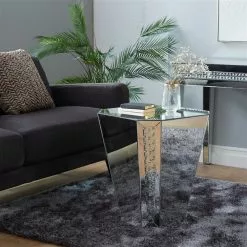 Grayson Lane Silver Mirror Corner End Table -GRAYSON LANE SHOP 330857283 AlternateImage1