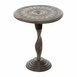 Grayson Lane Traditional Brown Mango Wood Accent Table -GRAYSON LANE SHOP 330857284 AlternateImage5