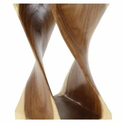 Grayson Lane Contemporary Brown Saur Wood Square Accent Table