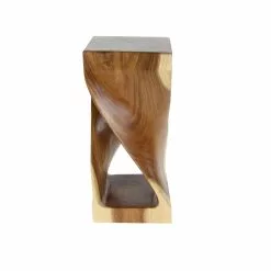 Grayson Lane Contemporary Brown Saur Wood Square Accent Table -GRAYSON LANE SHOP 330857287 AlternateImage5