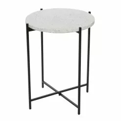 Grayson Lane Contemporary Black Terrazzo Round End Table -GRAYSON LANE SHOP 330857299 AlternateImage5