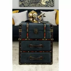 Grayson Lane Dark Blue Wood Rectangular End Table With 2 Drawers 8 Grayson Lane Dark Blue Wood Rectangular End Table With 2 Drawers -GRAYSON LANE SHOP 330857304 AlternateImage1