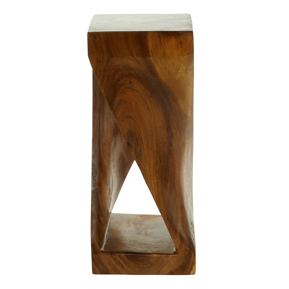 Grayson Lane Contemporary Brown Saur Wood Square End Table 3 Grayson Lane Contemporary Brown Saur Wood Square End Table - Image 3