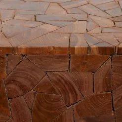 Grayson Lane Brown Teak Wood Square End Table -GRAYSON LANE SHOP 330857321 AlternateImage3