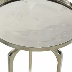 Grayson Lane Silver Metal Round End Table 11 Grayson Lane Silver Metal Round End Table -GRAYSON LANE SHOP 330857325 AlternateImage4