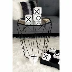 Grayson Lane Contemporary Black Iron Round End Table -GRAYSON LANE SHOP 330857333 AlternateImage1