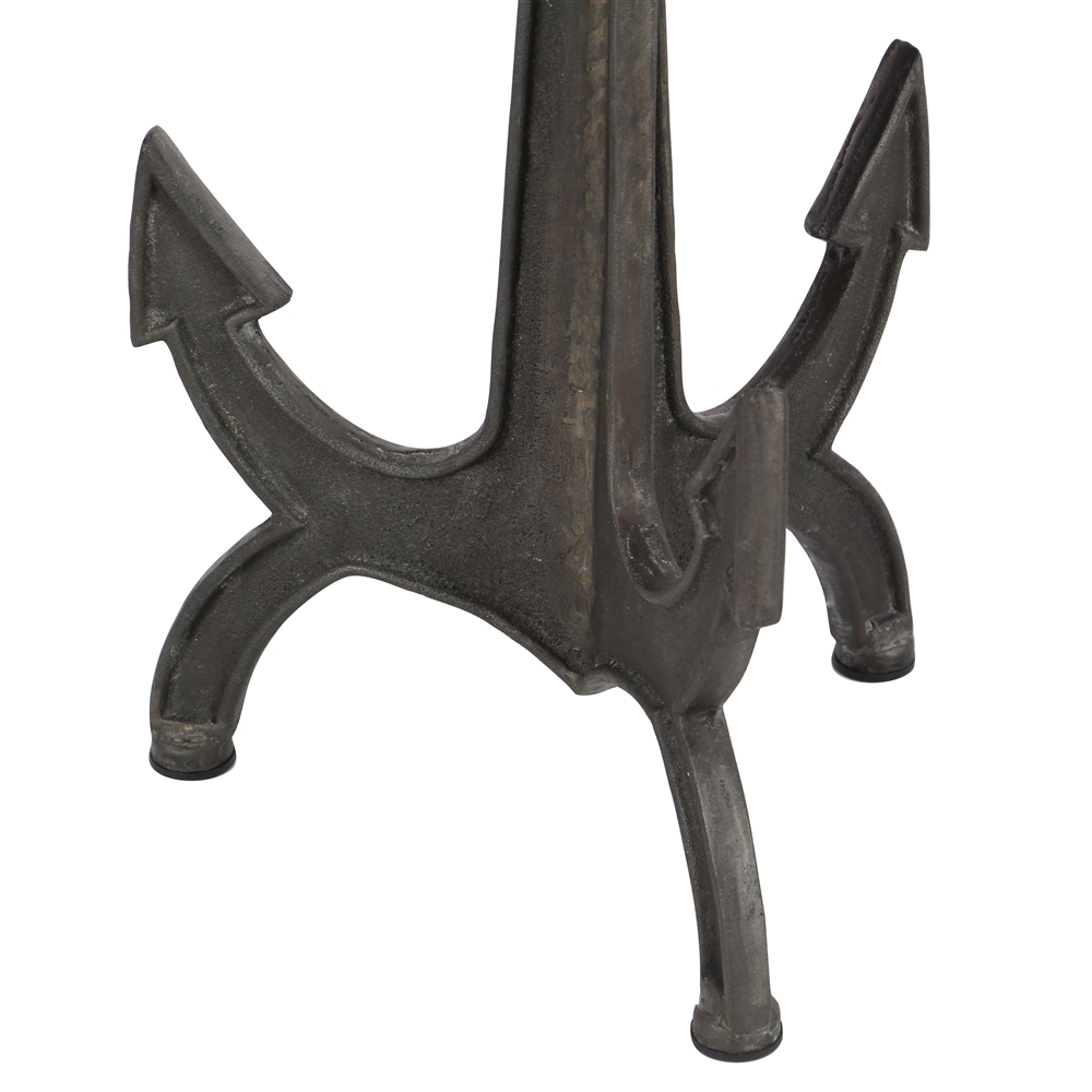 Grayson Lane Black Iron With Wood Round End Table 5 Grayson Lane Black Iron With Wood Round End Table - Image 5