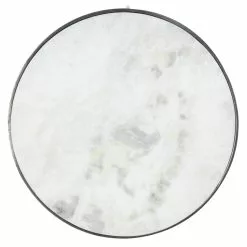 Grayson Lane Contemporary Silver Granite/Marble Round End Table -GRAYSON LANE SHOP 330857358 AlternateImage5