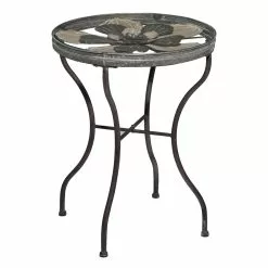 Grayson Lane Silver Glass Round End Table -GRAYSON LANE SHOP 330857359 MainImage 001