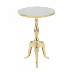 Grayson Lane Traditional Grey Granite/Marble Round End Table -GRAYSON LANE SHOP 330857360 AlternateImage5