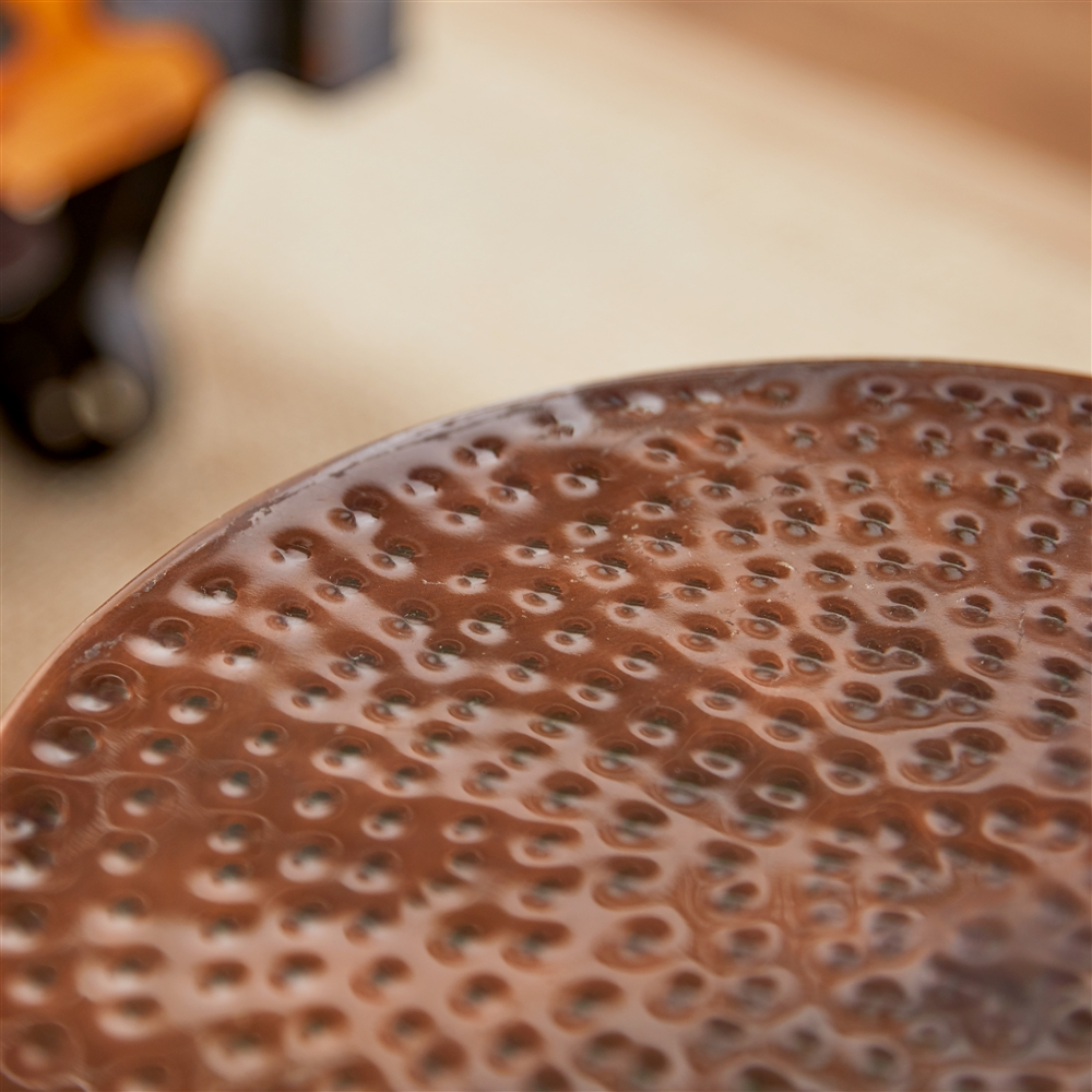 Grayson Lane Brown Metal Round End Table 6 Grayson Lane Brown Metal Round End Table - Image 6