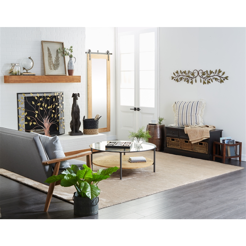 Grayson Lane Brown Metal Round End Table 3 Grayson Lane Brown Metal Round End Table - Image 3