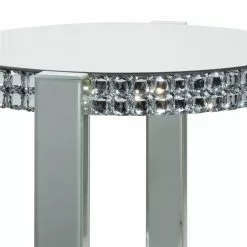 Grayson Lane Silver Mirror Round End Table 9 Grayson Lane Silver Mirror Round End Table -GRAYSON LANE SHOP 330857371 AlternateImage4
