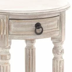 Grayson Lane Farmhouse Light Brown Wood Round End Table 8 Grayson Lane Farmhouse Light Brown Wood Round End Table -GRAYSON LANE SHOP 330857379 AlternateImage3