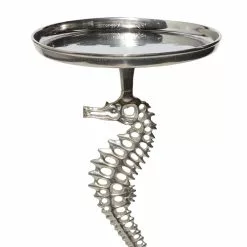 Grayson Lane Coastal Silver Metal Round End Table -GRAYSON LANE SHOP 330857381 AlternateImage3