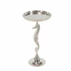 Grayson Lane Coastal Silver Metal Round End Table -GRAYSON LANE SHOP 330857381 AlternateImage5