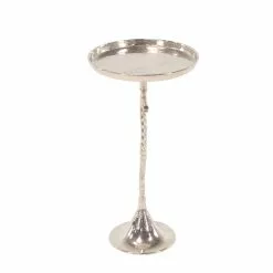 Grayson Lane Coastal Silver Metal Round End Table -GRAYSON LANE SHOP 330857381 AlternateImage6