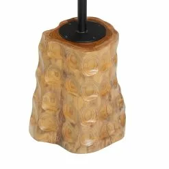 Grayson Lane Brown Teak Wood Round Accent Table -GRAYSON LANE SHOP 330857382 AlternateImage3