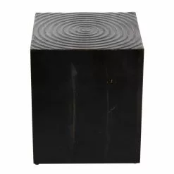 Grayson Lane Rustic Black Wood Square End Table -GRAYSON LANE SHOP 330857383 AlternateImage5