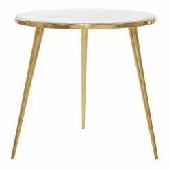 Grayson Lane Modern Gold Aluminum With Granite/Marble Round End Table -GRAYSON LANE SHOP 330857400 AlternateImage5