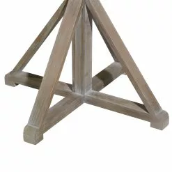 Grayson Lane Farmhouse Brown/Grey Wood Round End Table -GRAYSON LANE SHOP 330857409 AlternateImage3