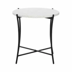 Grayson Lane Black And White Terrazzo Round End Table -GRAYSON LANE SHOP 330857413 AlternateImage5