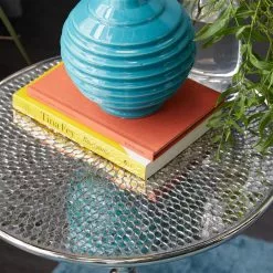 Grayson Lane Glam Silver Aluminum Round End Table 10 Grayson Lane Glam Silver Aluminum Round End Table -GRAYSON LANE SHOP 330857414 AlternateImage1