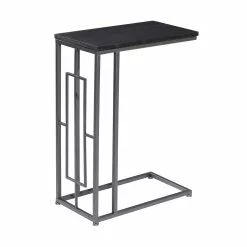Grayson Lane Grey Iron With Wood Rectangular End Table -GRAYSON LANE SHOP 330857418 MainImage 001