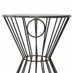 Grayson Lane Grey Iron Round End Table/Stool 10 Grayson Lane Grey Iron Round End Table/Stool -GRAYSON LANE SHOP 330857420 AlternateImage4