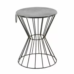 Grayson Lane Grey Iron Round End Table/Stool 9 Grayson Lane Grey Iron Round End Table/Stool -GRAYSON LANE SHOP 330857420 AlternateImage6