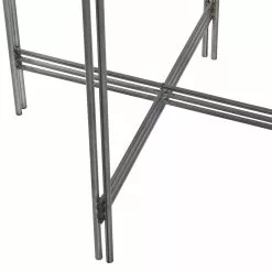 Grayson Lane Contemporary Black Granite/Marble Round End Table