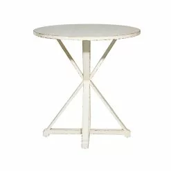 Grayson Lane Farmhouse White Wood Round End Table 11 Grayson Lane Farmhouse White Wood Round End Table -GRAYSON LANE SHOP 330857423 AlternateImage6