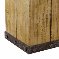 Grayson Lane Rustic Brown Wood Square Pedestral End Table - Set Of 3 9 Grayson Lane Rustic Brown Wood Square Pedestral End Table - Set Of 3 -GRAYSON LANE SHOP 330857425 AlternateImage3